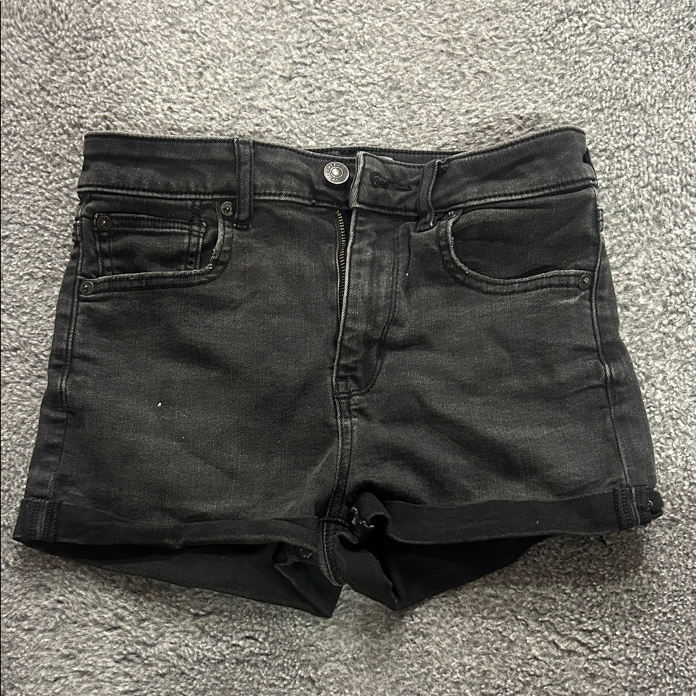 American Eagle Black Denim Women's Shorts
